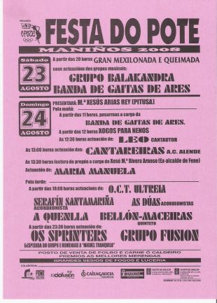 Cartaz da romaría