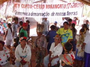 Indios do Matto Grosso do Sul reivindicando as súas terras